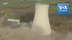 Allemagne: destruction d'une ancienne centrale à charbon