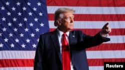 Доналд Трамп на предизборен митинг во сојузната држава Северна Каролина