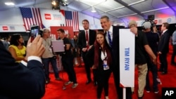 Rep. Tim Ryan, D-Ohio, poses for a picture after the first of two Democratic presidential primary debates hosted by CNN Wednesday, July 31, 2019, in the Fox Theatre in Detroit. 