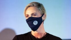 FILE - Charlize Theron attends a movie screening in Los Angeles, California, July 31, 2020.
