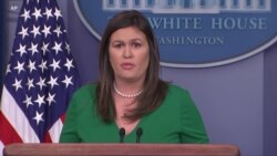 Sarah Sanders Reads Trump Statement Revoking Clearances