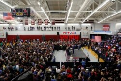 Democratic presidential candidate former Vice President Joe Biden speaks during a campaign rally at Renaissance High School in Detroit, Monday, March 9, 2020.