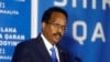 FILE - Somalia's President Mohamed Abdullahi Mohamed speaks in Mogadishu, Somalia, May 27, 2021.
