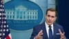 El Coordinador de Comunicaciones Estratégicas del Consejo de Seguridad Nacional de la Casa Blanca, John Kirby, habla durante una conferencia de prensa en la Casa Blanca en Washington, EEUU, el 6 de enero de 2023.