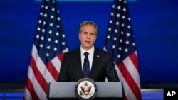 美国国务卿布林肯5月26日在乔治·华盛顿大学发表中国政策演说 