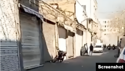 تصویری از اعتصاب بازاریان در ایران ـ آرشیو