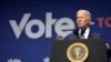 Presiden AS Joe Biden berbicara dalam sebuah acara di Las Vegas utara, Nevada, pada 16 Juli 2024. (Foto: AP/Susan Walsh))