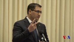 Uzbek Justice Minister Ruslanbek Davletov explains religious freedom