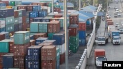 Asia World operates from the Hlaing river port in Yangon, Myanmar, May 14, 2016. The U.S. Treasury Department has barred the company from American business deals.