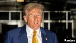 Former U.S. President Trump's criminal trial on charges of falsifying business records continues in New York