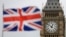 FILE - The British Union flag flutters in front of "Big Ben" Tower at the Houses of Parliament, in central London, March 29, 2017. 