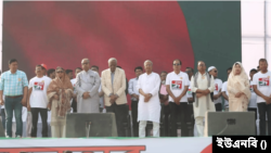 লালমনিরহাটের এক জনসভায় বিএনপির মহাসচিব মির্জা ফখরুল ইসলাম আলমগীর। ১৭ ফেব্রুয়ারি, ২০২৫।