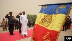 Chadian President-elect Mahamat Idriss Deby arrives for his inauguration at the Palace of Arts and Culture in N'Djamena, Chad, on May 23, 2024.