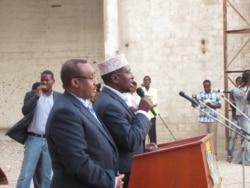Somali President Sharif Sheikh Ahmed credited the reopening on security gains against al-Shabab militants.