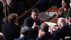 Конгресмен з Луїзіани Майк Джонсон під час голосування в Палаті представників Конгресу США, 25 жовтня 2023 року