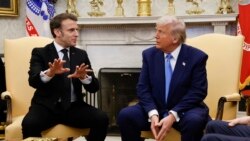 Trump ye Macron bisimila Maison Blanche latenin don