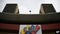 La sede del Consejo Nacional Electoral en Caracas, Venezuela, el lunes 15 de junio de 2020.