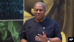 John Dramani Mahama, président du Ghana