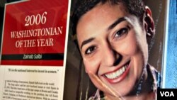 Zainab Salbi fue nombrada la persona del año en 2006 por la revista “Washingtonian”.