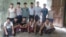 Myanmar nationals who were rescued by Thai military in Sungai Kolok, a town in Narathiwat province, near the border with Malaysia on May 13, 2020, after the group had been abandoned by a labor agent taking them to Malaysia. (Courtesy photo)