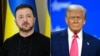 Shugaba Volodymyr Zelensky (hagu) da Shugaban Amurka Donald Trump (Dama) 