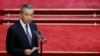 FILE - Chinese Foreign Minister Wang Yi speaks at the Great Hall of the People in Beijing, China, Sept. 5, 2024. China, as well as Japan, is trying to improve relations ahead of U.S. President-elect Donald Trump’s return to the White House in the U.S.