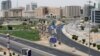 Pemandangan jalanan di kota Riyadh, Saudi Arabia pasca penerapan lockdown untuk mencegah perebakan Covid-19 (7/4). 
