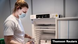 FILE PHOTO: AstraZeneca coronavirus vaccination in Copenhagen, Denmark. Danish Health Minister said the stoppage was a ‘precautionary measure, and it was not possible yet to conclude whether clots were linked to the vaccine.