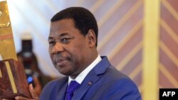 Thomas Boni Yayi à Yamoussoukro, en Côte d'Ivoire , le 28 mars 2014.