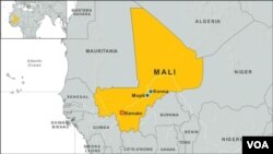 Mali, Africa, towns of Konna, Mopti and Bamako