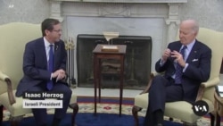 Biden, Israeli president stress need to end conflicts