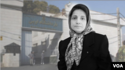 Undated image of Iranian lawyer and human rights defender Nasrin Sotoudeh, whom Iran has detained at Tehran's Evin prison since June 2018 and who began her latest in a series of hunger strikes at the jail on August 11, 2020. (VOA Persian)