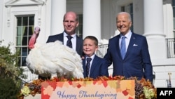 Џо Бајден помилува мисирки за Денот на благодарноста во Белата куќа (25 ноември, 2025 година)