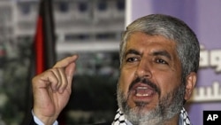 Hamas leader Khaled Mashaal (file photo)