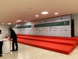 On Nov. 29, 2019, the United Nations Economic Commission for Africa, African Development Bank and African Union conference meet in Abidjan held to find ways to end corruption in the land sector in Africa (Columbus Mavhunga/VOA)