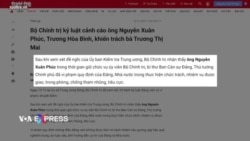 Nguyễn Xuân Phúc bị Bộ Chính trị ‘cảnh cáo’ vì vi phạm về chống tham nhũng 