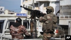 Reinforcement Syrian security forces deploy in Latakia, Syria, March 7, 2025. 