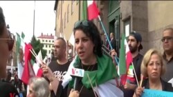 گفتگو با یک طرفدار شاهزاده رضا پهلوی و یک طرفدار سابق مجاهدین خلق در حاشیه دادگاه حمید نوری