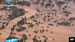 Một ng&#244;i l&#224;ng bị ngập sau vụ vỡ đập v&#224;o th&#225;ng 7/2018 ở L&#224;o.