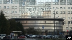 Fireworks light up the sky during the closing ceremony of the Beijing 2022 Winter Olympic Games, at the National Stadium, known as the Bird's Nest, in Beijing.
