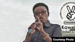 Halima Mdee - mmoja wa wabunge maalum wa Chadema walioapishwa bungeni Jumanne Nov 24 2020