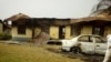 Damaged building that was part of the torched district hospital in Kumba, Cameroon, Feb.12, 2019. (M E Kindzeka/VOA)