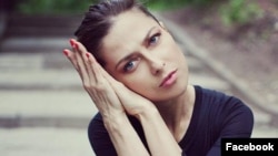 Russian journalist Yulia Yuzik is seen on a photo from her Facebook page.