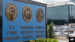 FILE - The National Security Agency (NSA) campus in Fort Meade, Maryland.