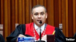 Maikel Moreno, Ketua Mahkamah Agung Pro-Pemerintah (foto: TSJ Venezuela)