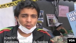 Lorenzo Saleh, destacó que el movimiento de jóvenes es serio y reclama el respeto a los derechos humanos.