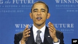 President Barack Obama speaks about education at TechBoston Academy in Boston's Dorchester neighborhood, March 8, 2011 (file photo)