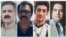 از راست:‌ سهیل حقدوست، آرمان عبدالعالی، آرش گنجی، و ابراهیم شوریانی