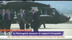 Militaires américains tués au Niger : le Pentagone accepte les résultats de l'enquête