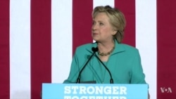 Democrat Clinton Calls Timing of FBI Email Probe 'Strange'
